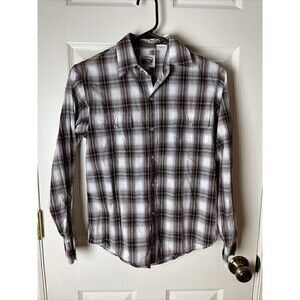 Cumberland Pearl Snap Southwestern Western Rodeo Shirt Boys Large